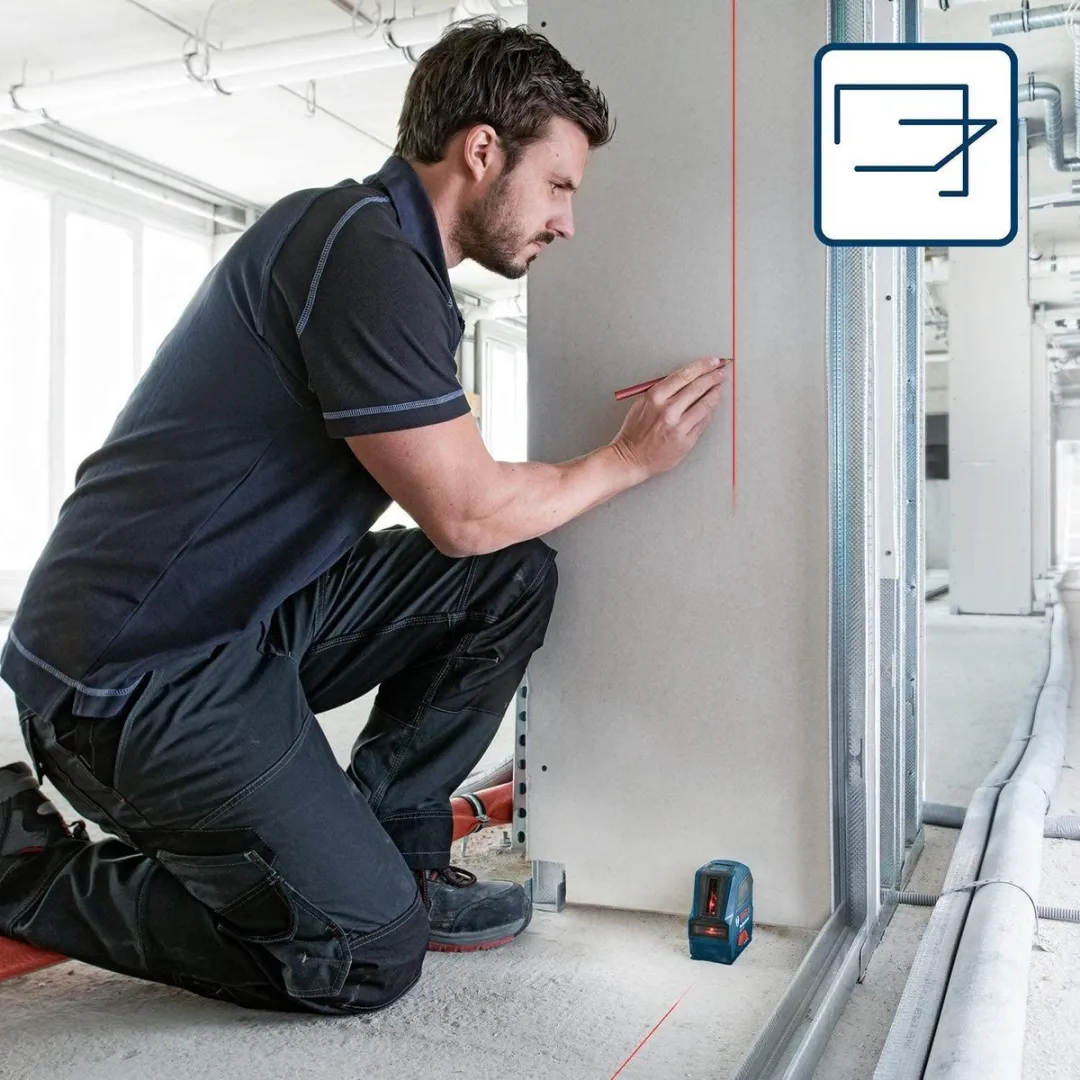 Bosch Professional GLL 2-10 Kruislijnlaser - 3 Libellen