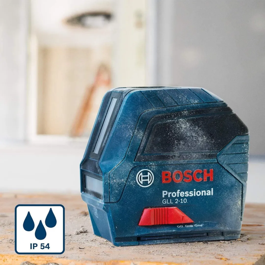Bosch Professional GLL 2-10 Kruislijnlaser - 3 Libellen