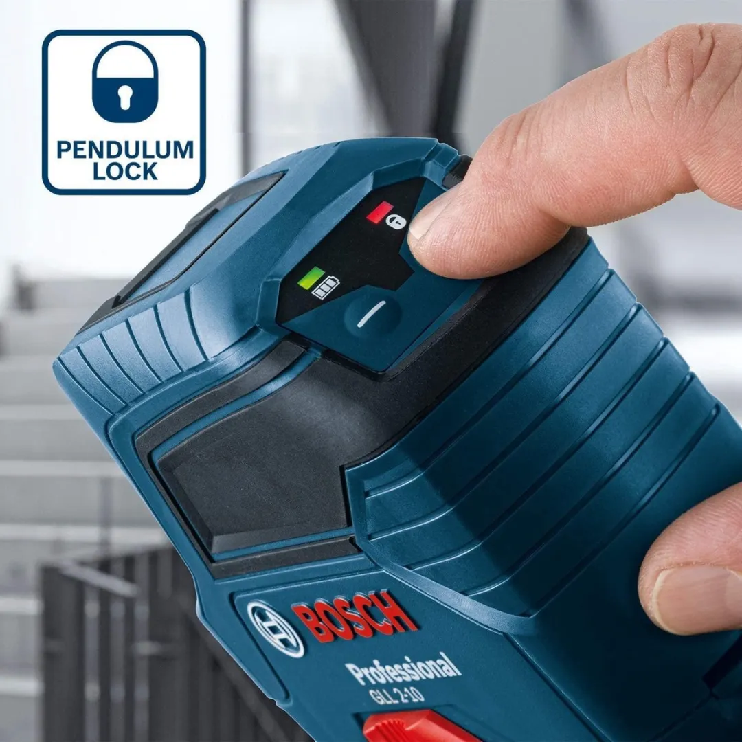 Bosch Professional GLL 2-10 Kruislijnlaser - 3 Libellen