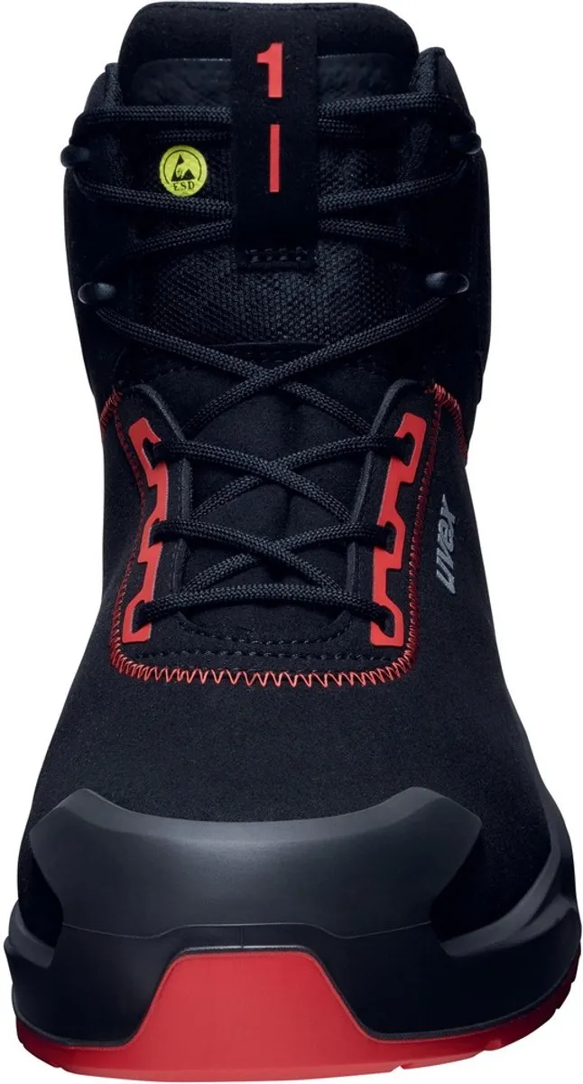 Uvex 1 X-craft S3L 36401 Veiligheidsschoen - 46 - Zwart/Rood