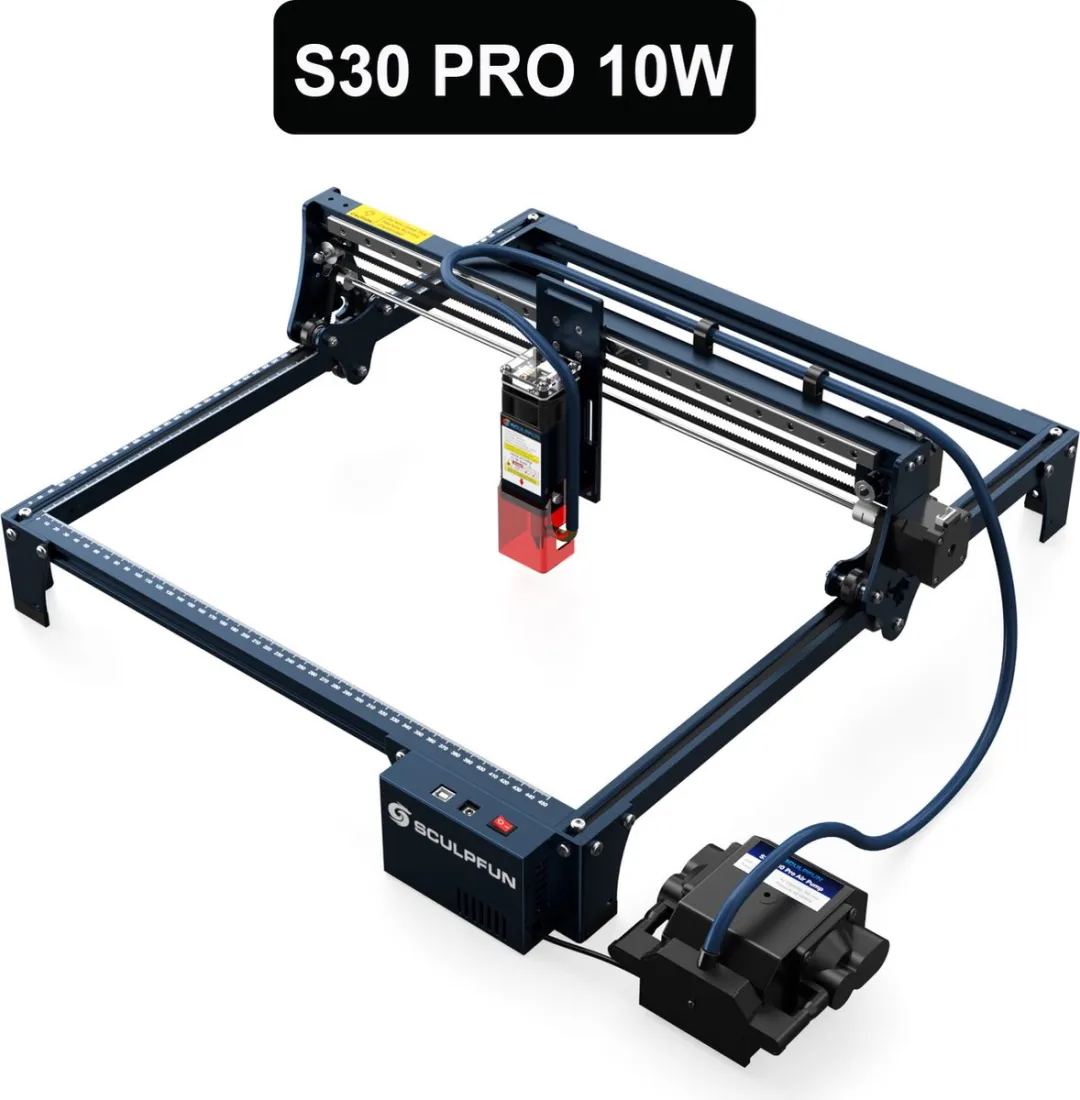 Sculpfun S30 Pro 10W Lasergraveermachine 410x400mm