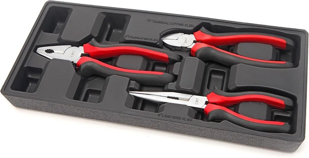 HBM 3-delige Tangenset Inlay 200mm