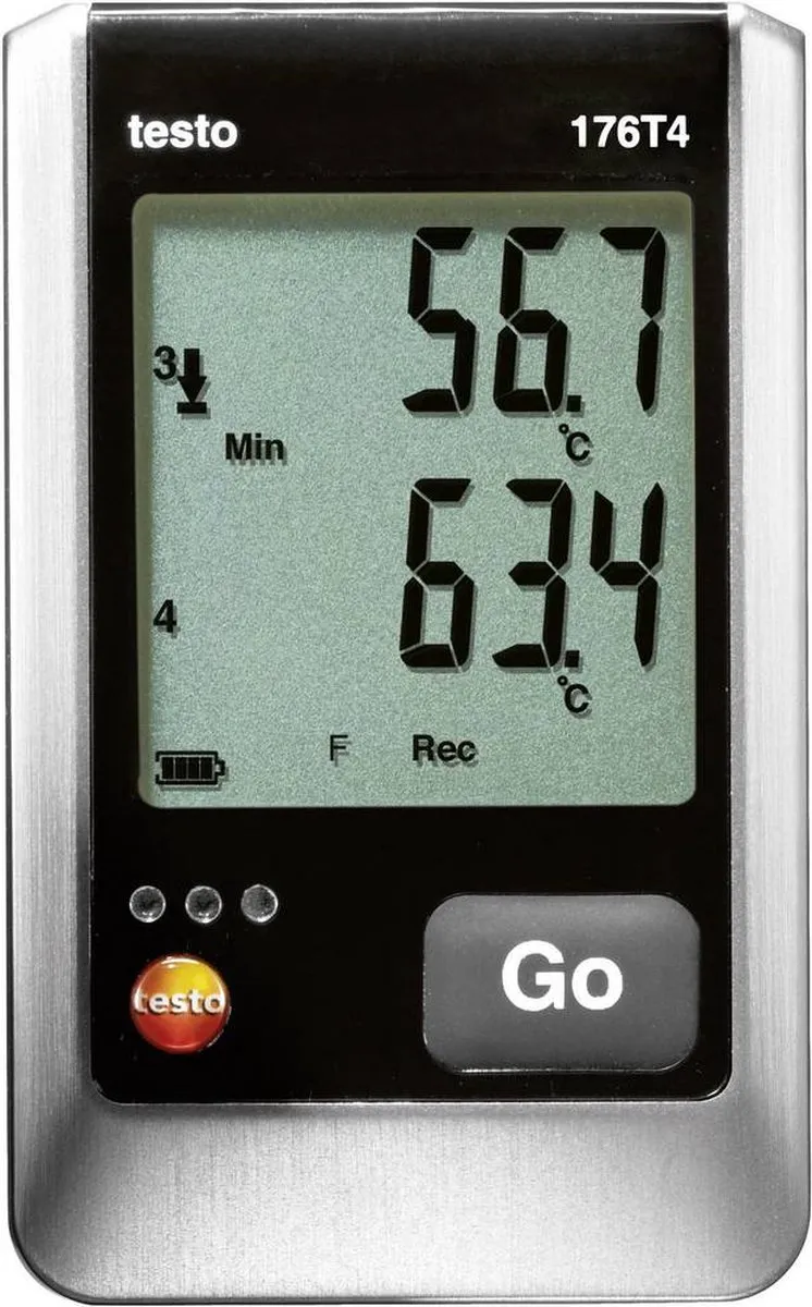 Testo 176 T4 Temperatuur Datalogger -200 tot 1000°C