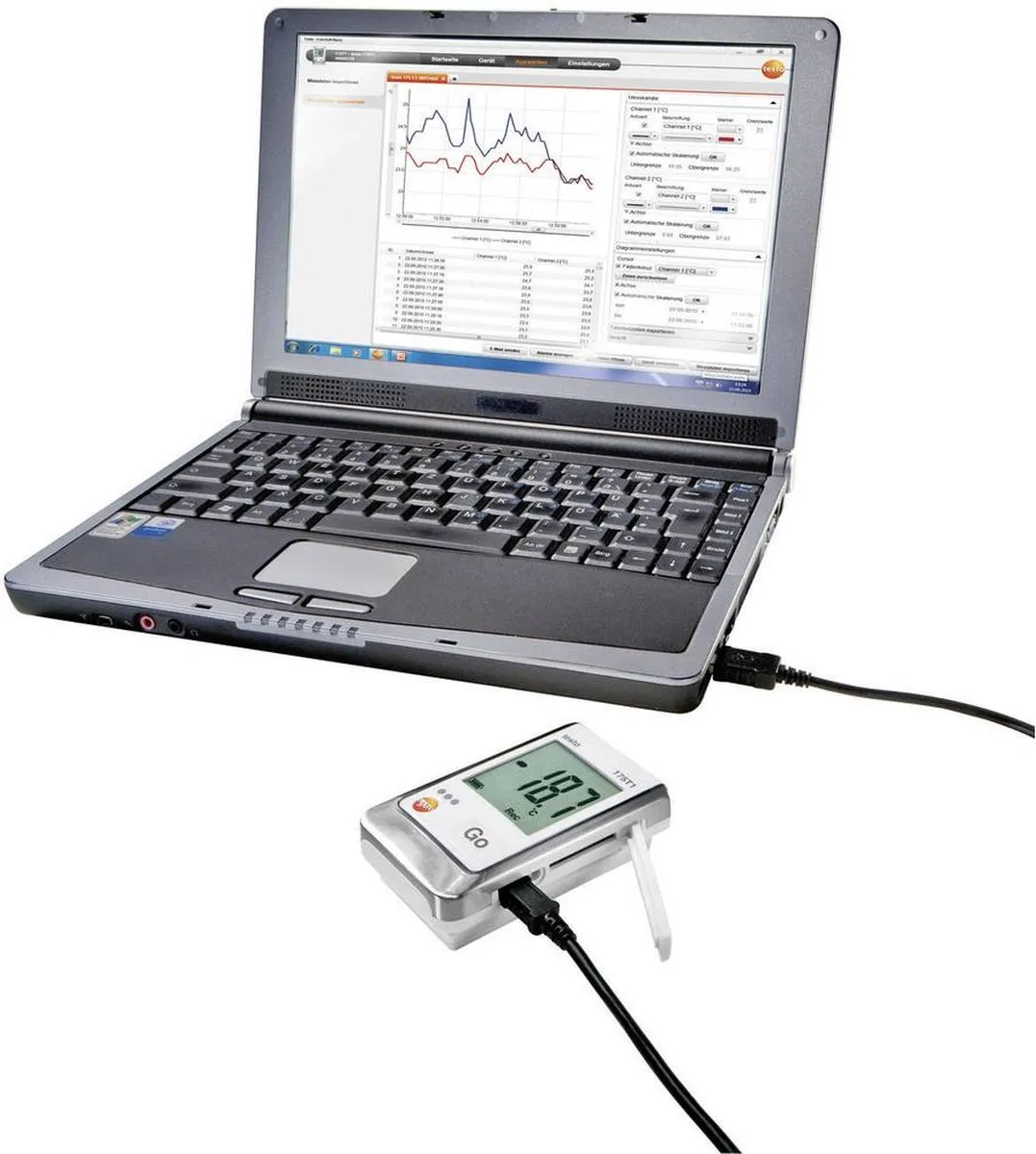 Testo 176 T4 Temperatuur Datalogger -200 tot 1000°C