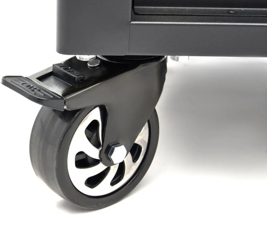 HBM Verrijdbare Gereedschapswagen 114cm - 5 Lades - Zwart/Grijs