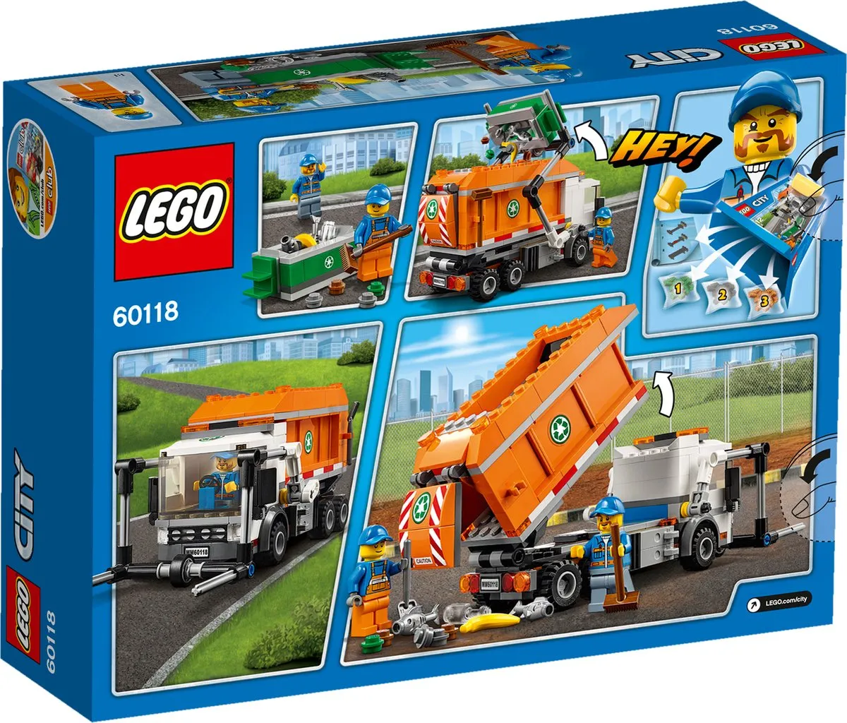 LEGO City Vuilniswagen 60118 - 248 Stukken