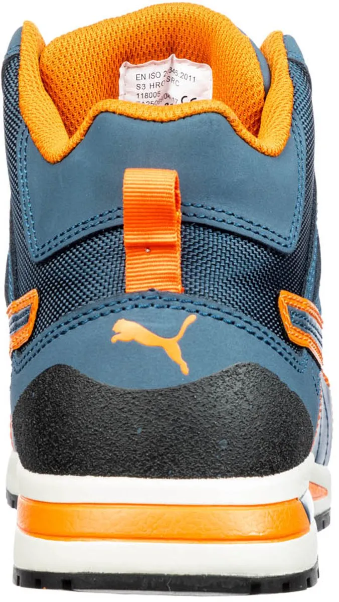 Puma Safety Crosstwist Mid S3 633140 - Blauw/Oranje - 47