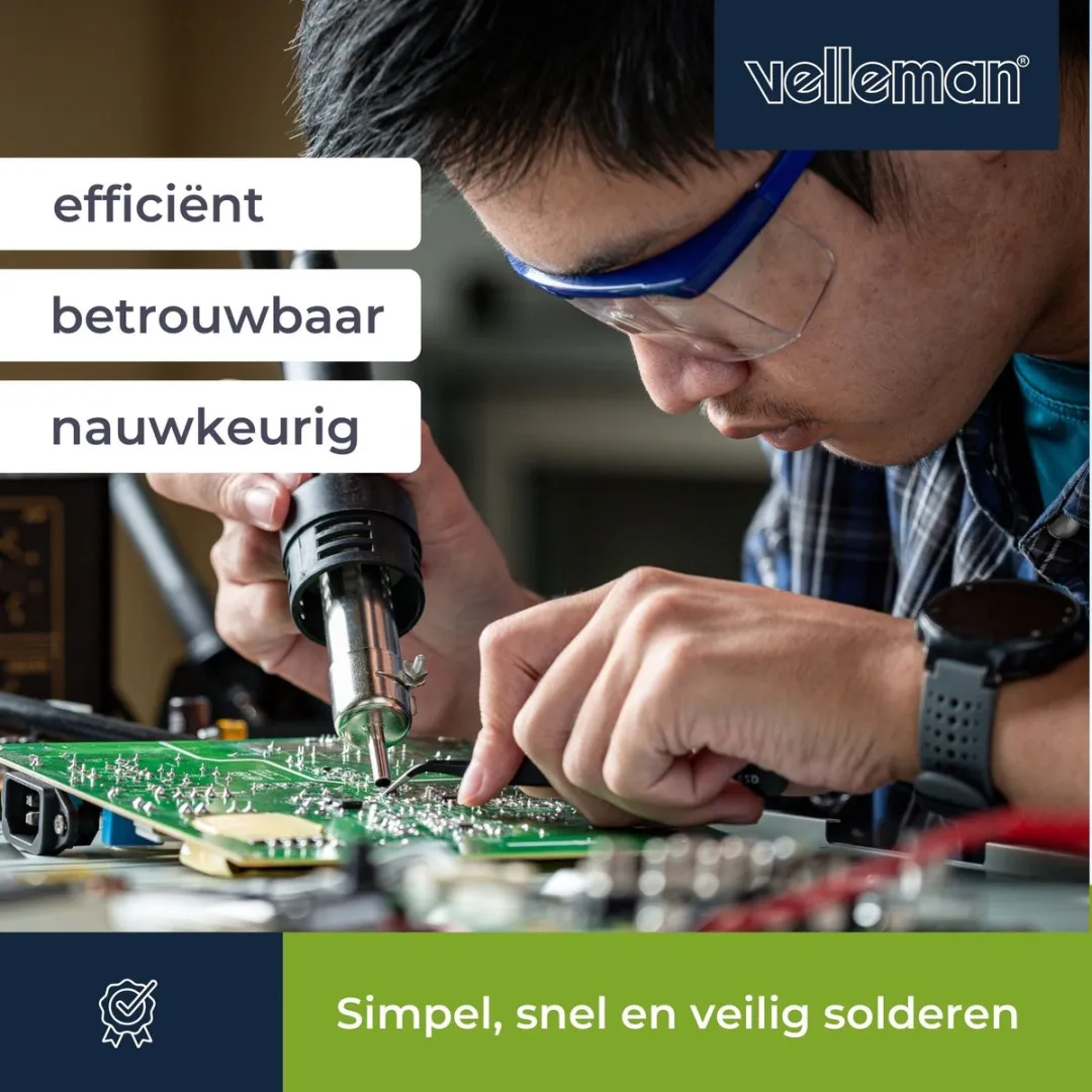 Velleman VTSS210 Soldeerstation SMD 300W - 100-500°C