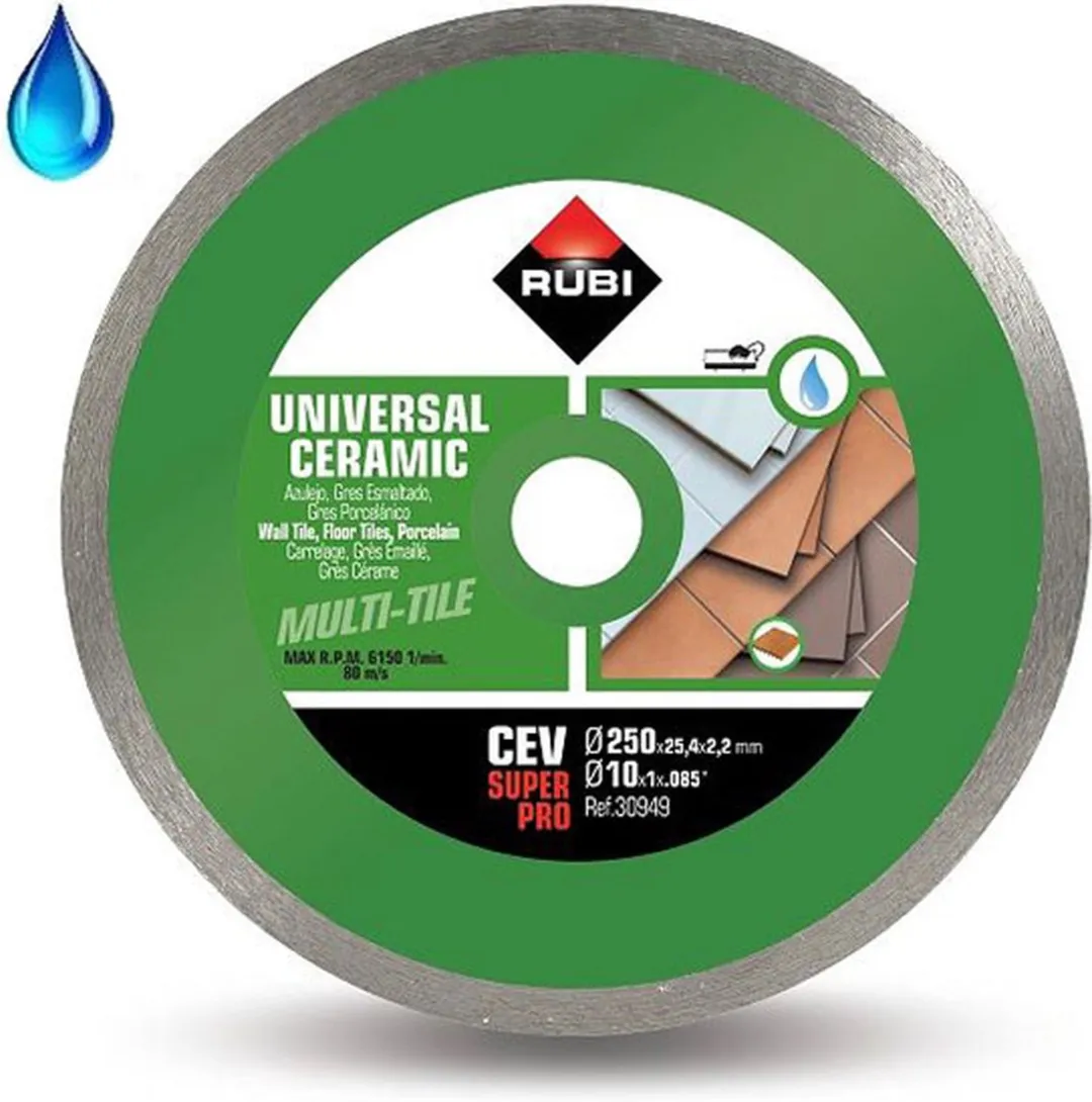 Rubi 30949 Diamantzaagblad 250x25,4mm - Natzagen