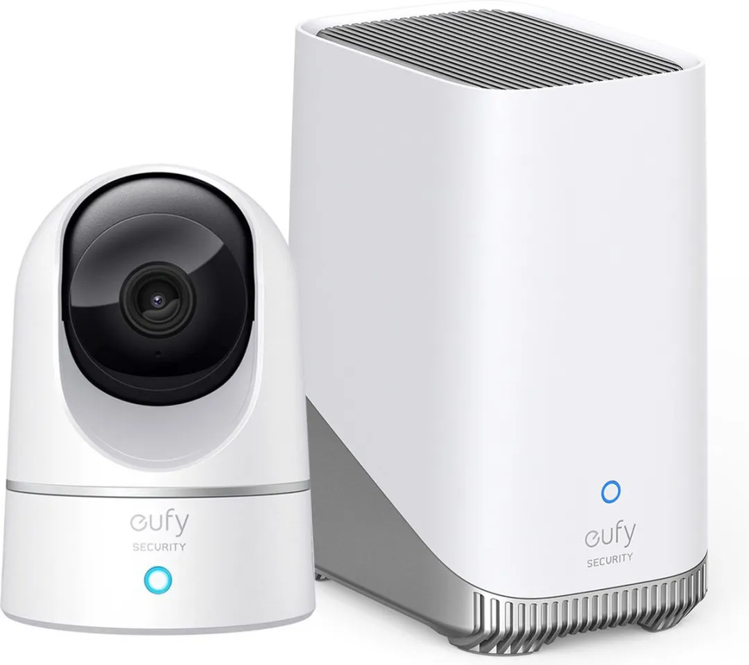 Eufy Pan & Tilt 2K Indoor Beveiligingscamera + HomeBase 3