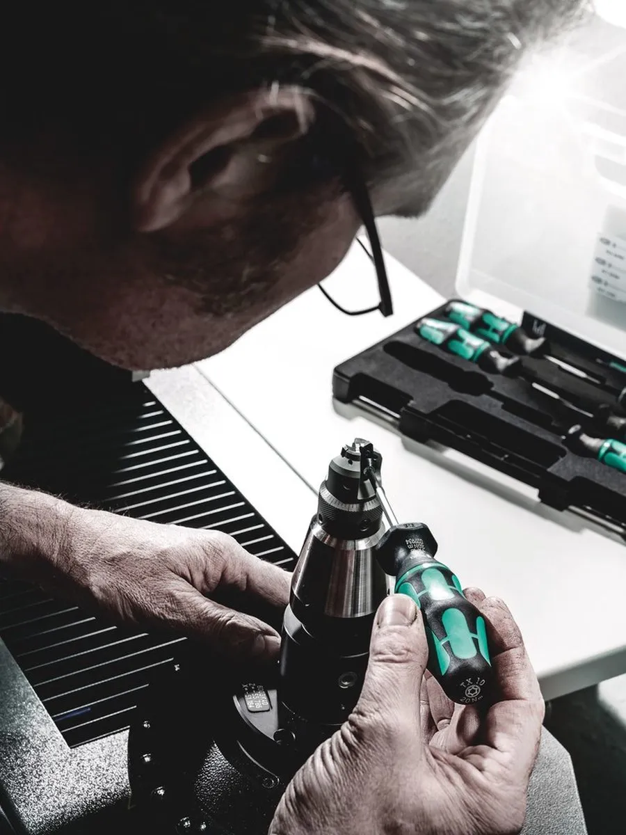 Wera 300 TORX Draaimomentschroevendraaier T7 - Groen/Zwart