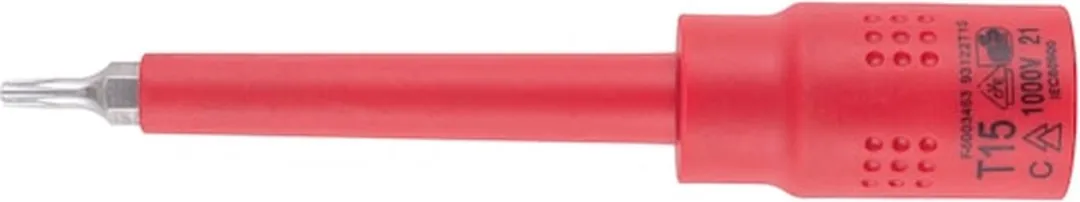 Würth VDE Dopsleutel 3/8" TX15 - 1 Stuk