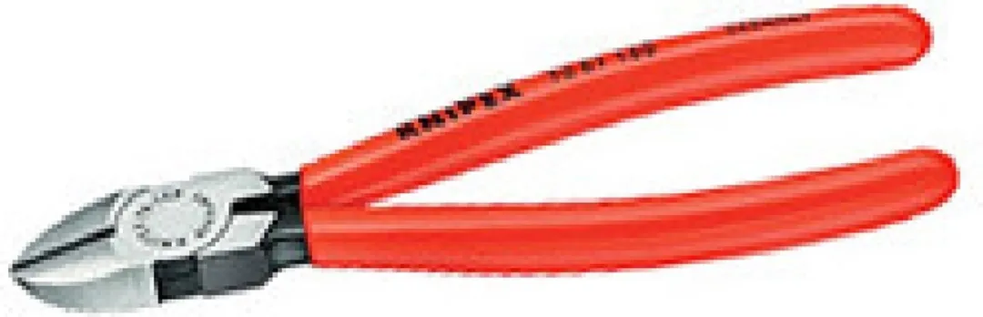 Knipex 7001125 Zijsnijtang 125mm - Rood/Grijs/Zwart