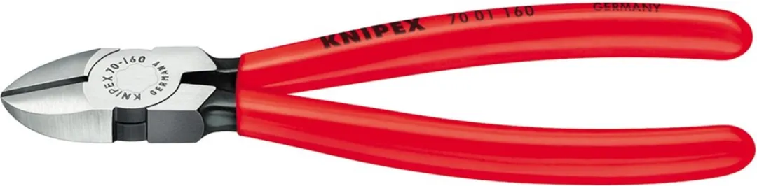 Knipex 7001125 Zijsnijtang 125mm - Rood/Grijs/Zwart