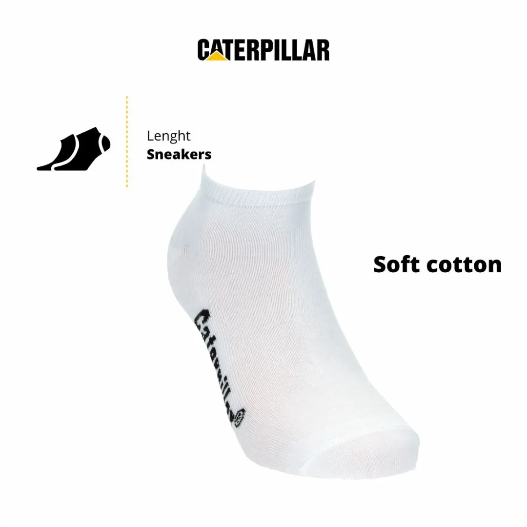 Caterpillar Korte Herensokken 6 Paar - Wit - 35-38