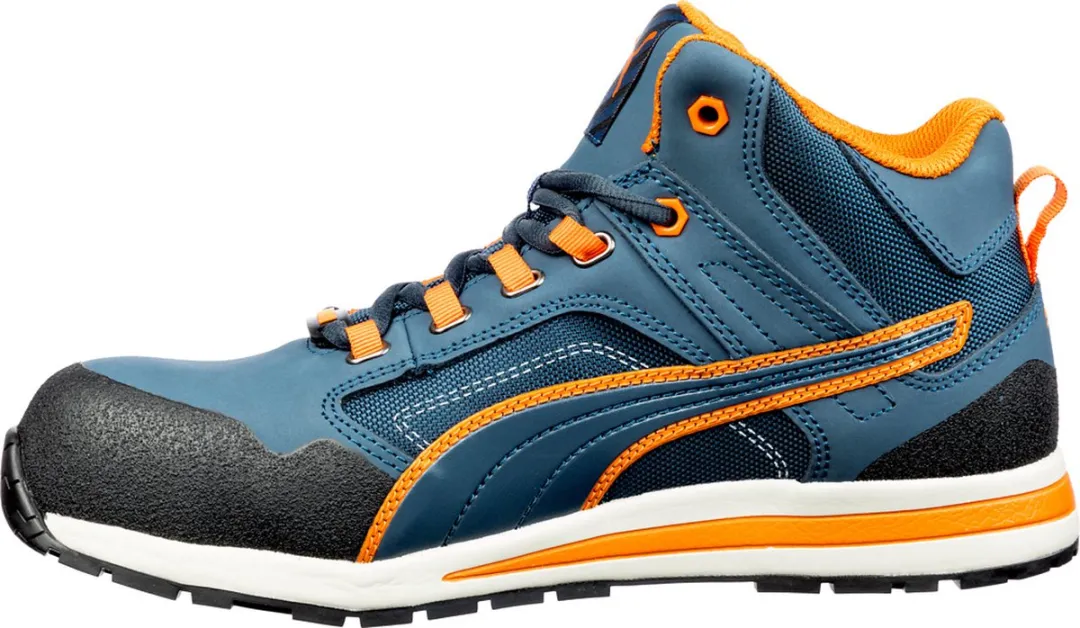 PUMA Crosstwist Mid Werkschoenen - Blauw - S3 - 41