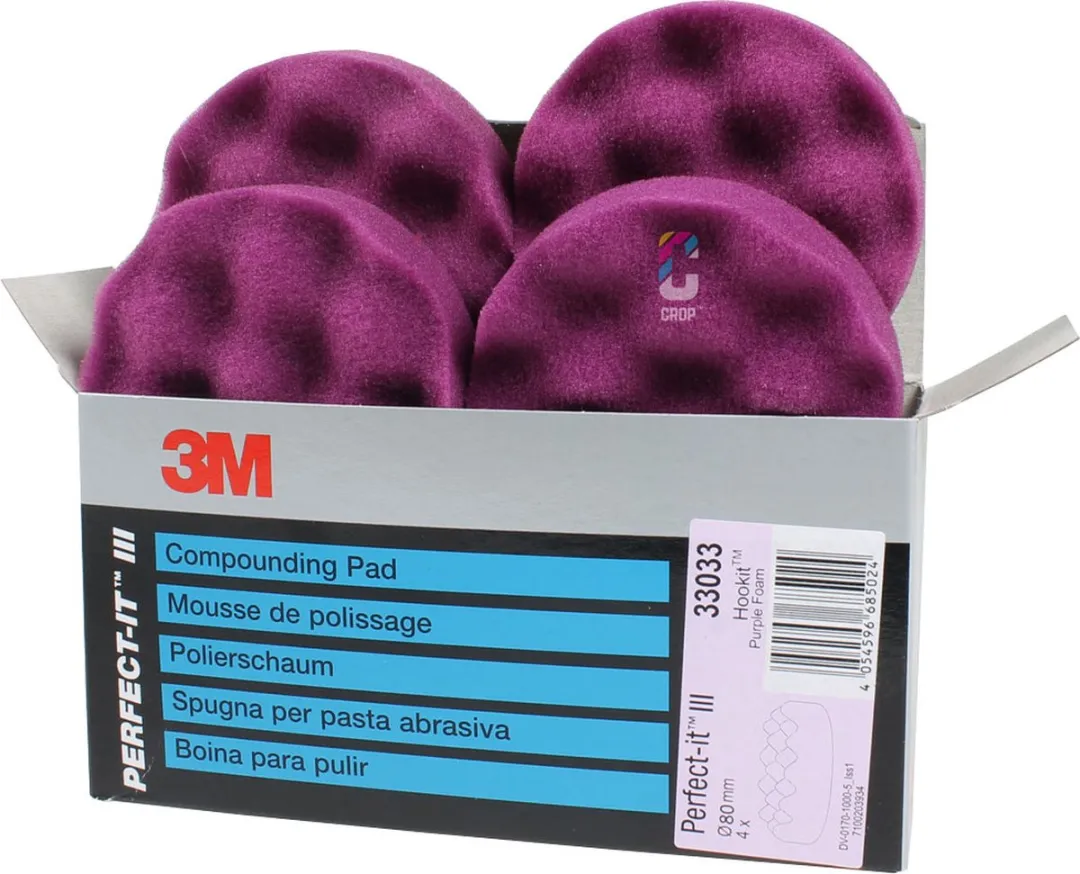 3M Perfect-It III 33042 Polijstschijf 150mm - Paars - 2 Stuks