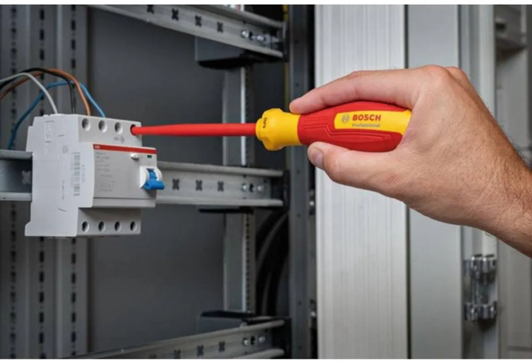 Bosch Professional VDE Schroevendraaier SL/PZ 2 - Geel/Rood