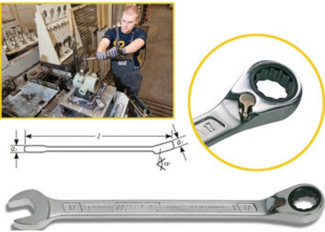 Hazet 606-10 Ratelringsteeksleutel 10mm