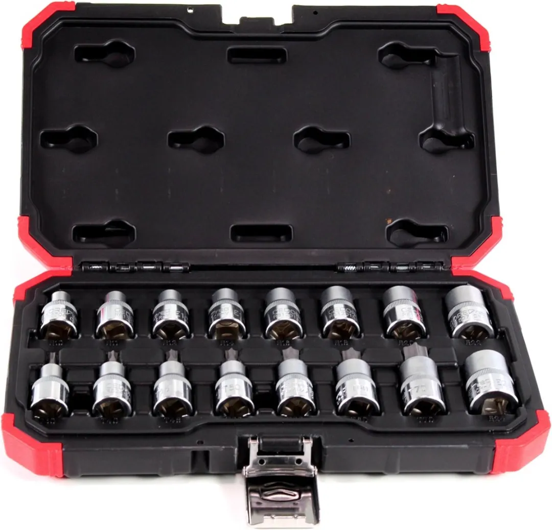 Gedore RED R68003016 Dopsleutelinzetset 16-delig