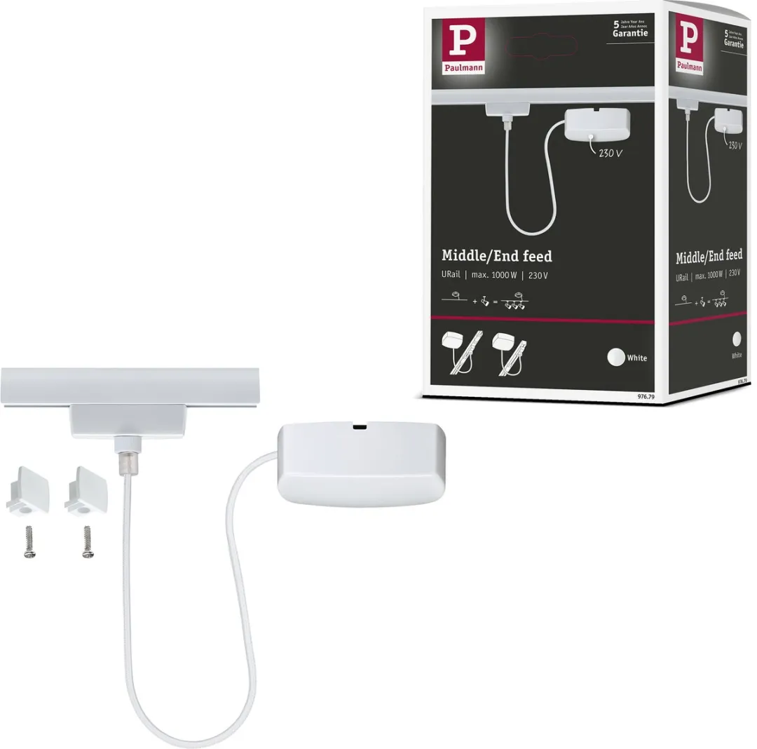 Paulmann 97679 Voeding 230V-railsysteem Wit
