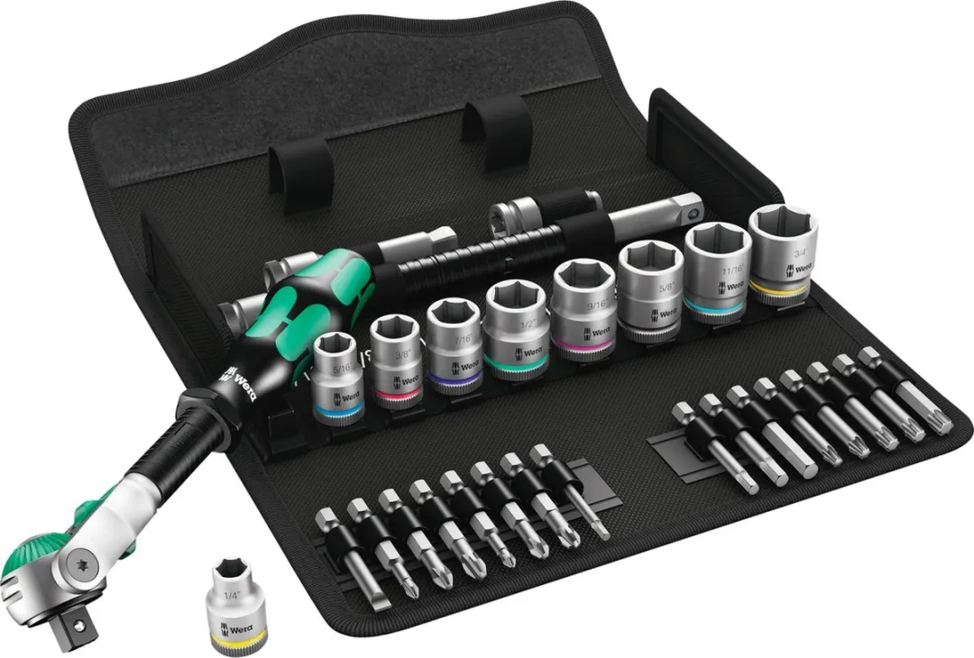 Wera 8100 SB 9 Zyklop Speed Ratelset - 3/8" - 29 Stuks