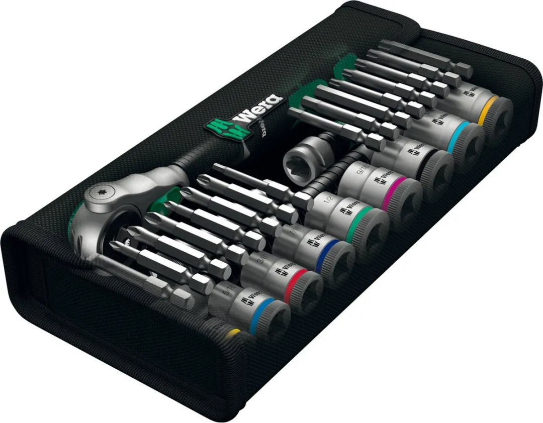 Wera 8100 SB 9 Zyklop Speed Ratelset - 3/8" - 29 Stuks