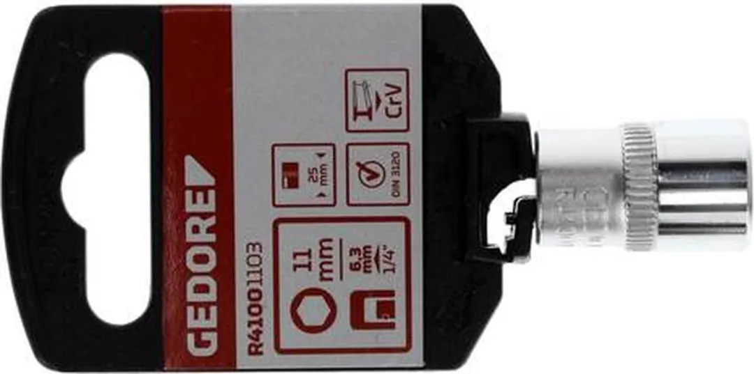 Gedore RED R47100103 Aandrijving 1/4" - 6.3mm - Kleurloos