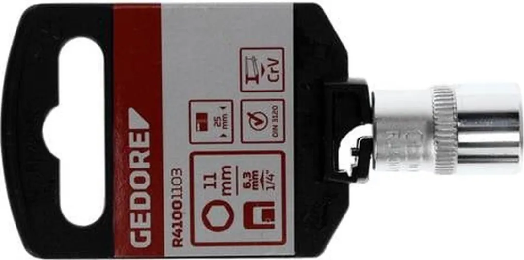 Gedore RED R47100103 Aandrijving 1/4" - 6.3mm - Kleurloos