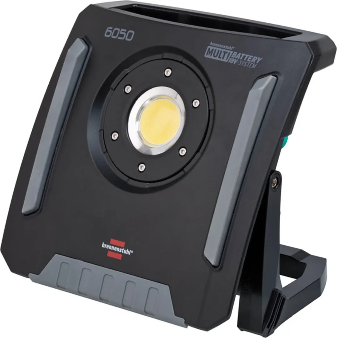 Brennenstuhl 6050 MH Multi Battery LED Hybride Bouwlamp 60W - 6200lm - Zwart