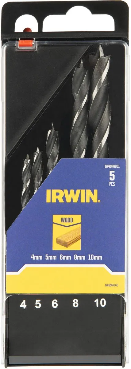 Irwin Houtspiraalboren Bradpoint Set 8-delig 3-10mm