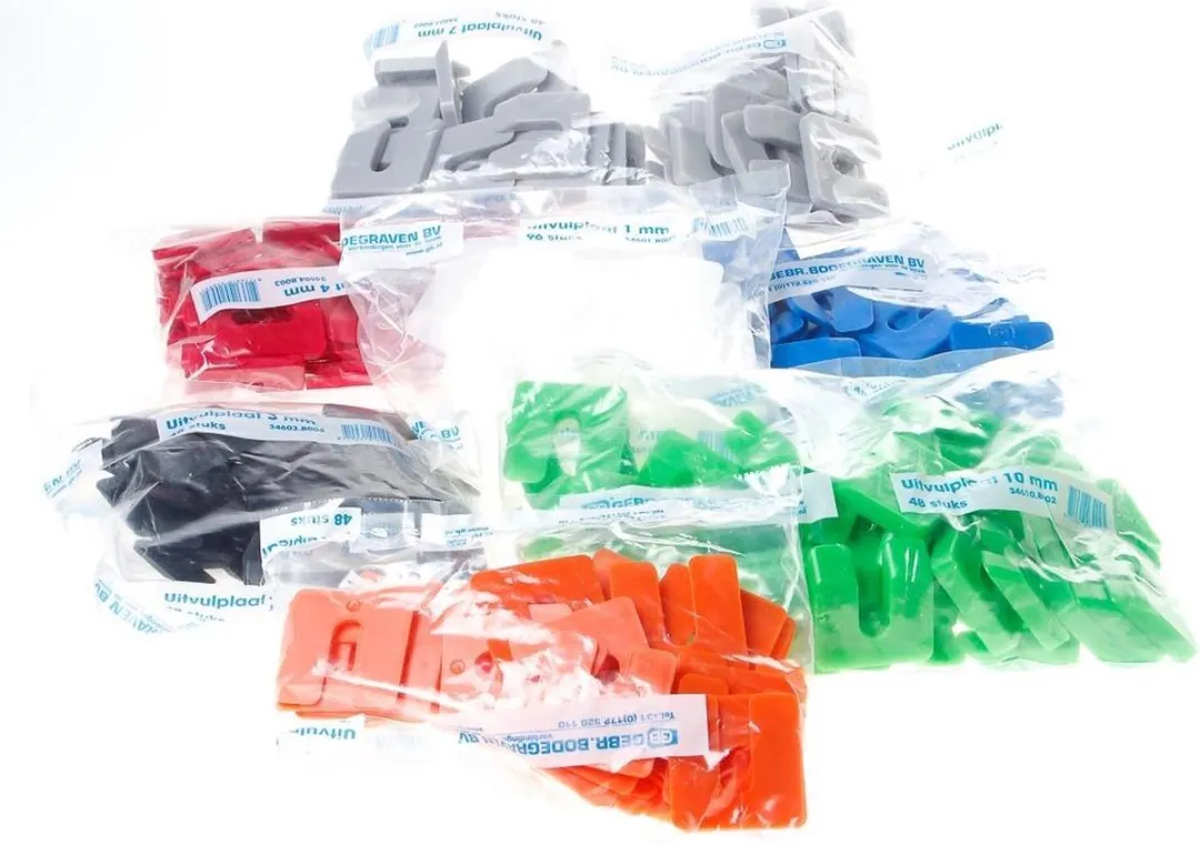 GB Assortimentszak Uitvulplaatjes Kunststof - Meerkleurig