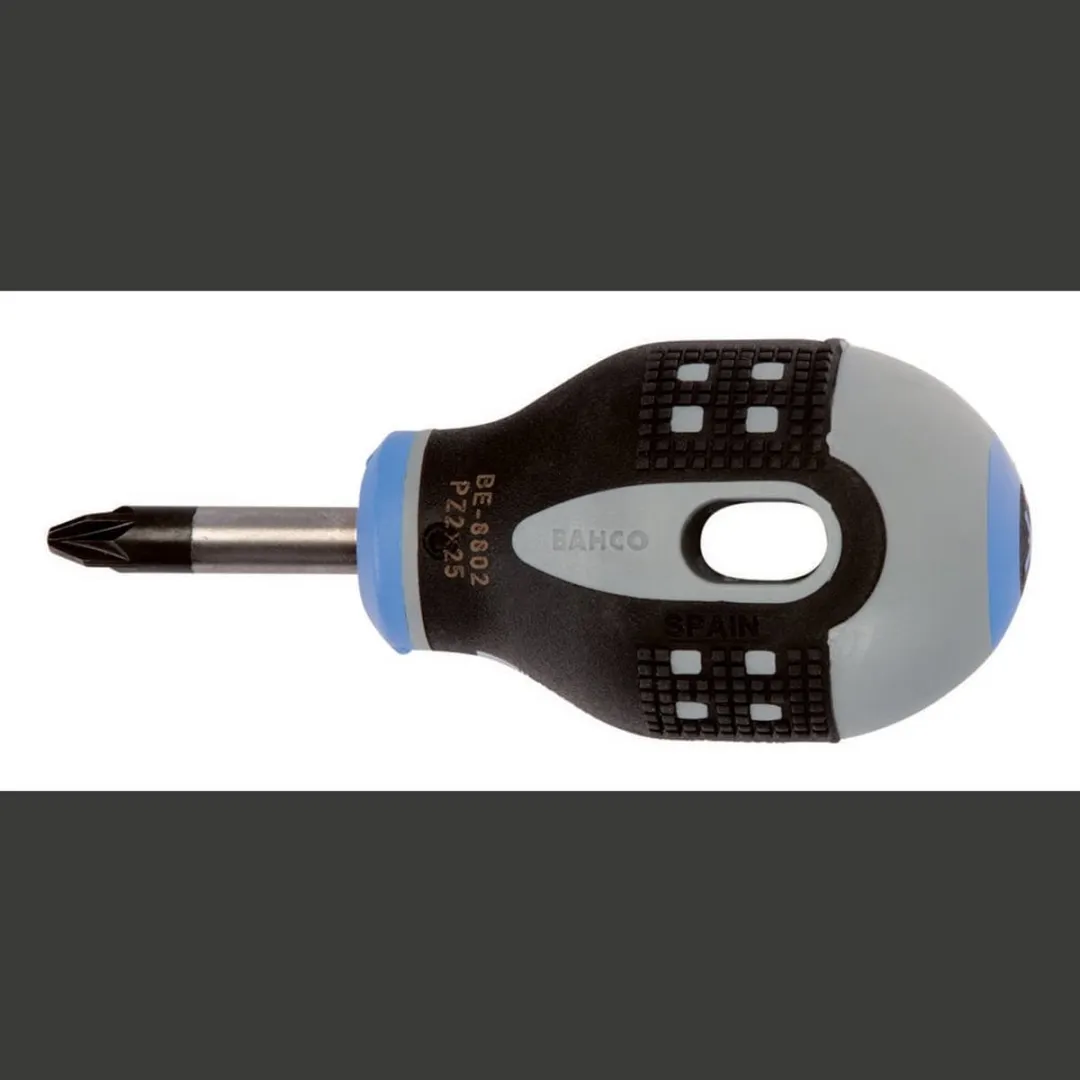 Bahco Stubby Schroevendraaier PZ2 25mm - BE-8802