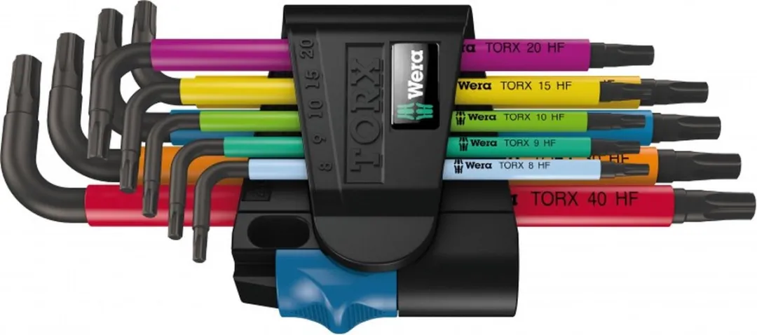 Wera 967/9 TX Torx Inbussleutelset T8-T40