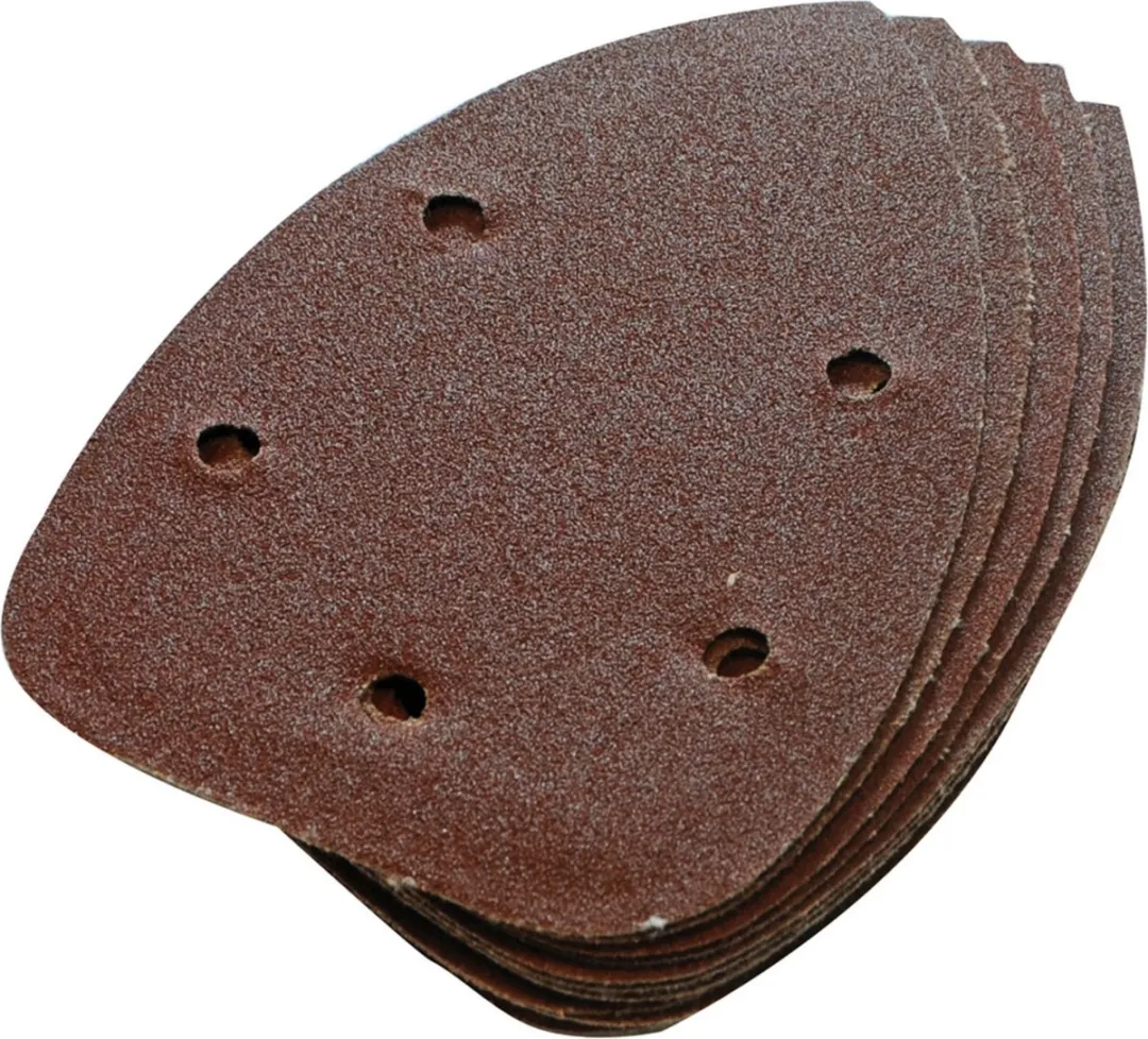 Silverline Delta Schuurvellen 140mm Korrel 60 - 10 Stuks - afbeelding 6 van 6