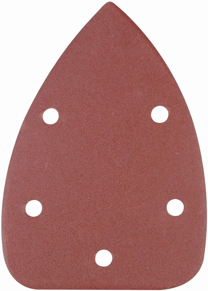 Silverline Delta Schuurvellen 140mm Korrel 60 - 10 Stuks