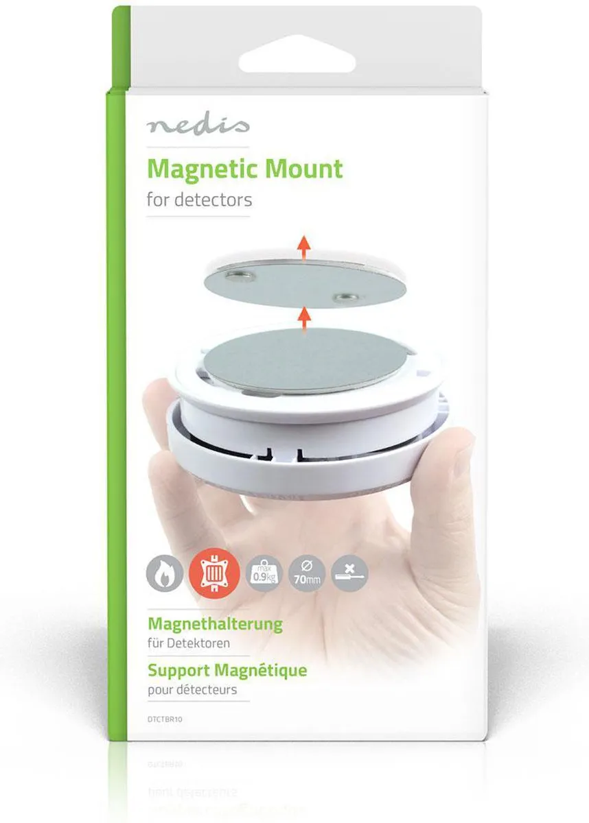 Nedis Magnetische Dectectorbeugel 70mm - Grijs - afbeelding 6 van 6