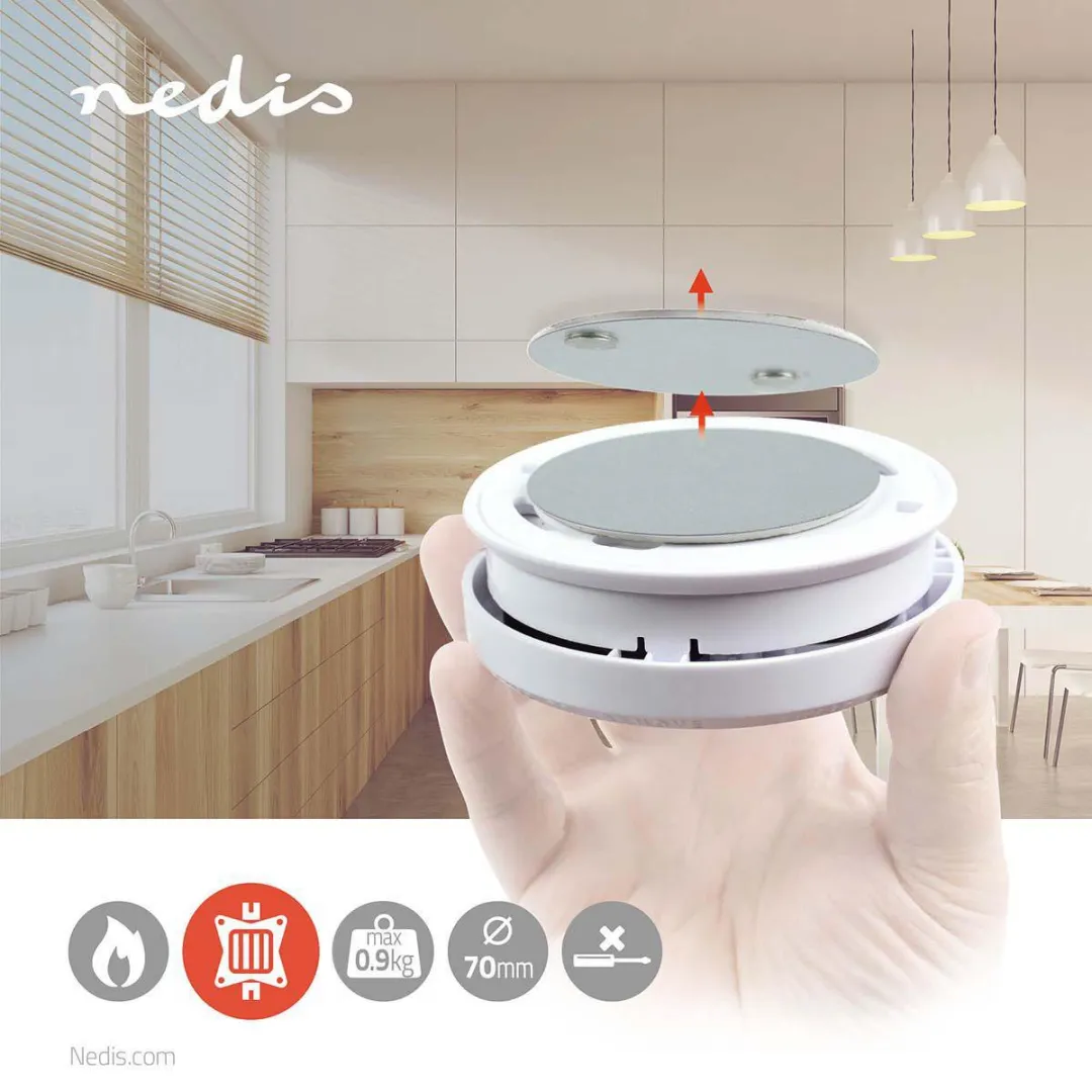 Nedis Magnetische Dectectorbeugel 70mm - Grijs