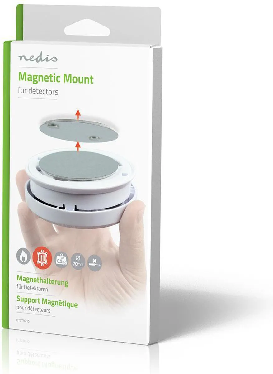 Nedis Magnetische Dectectorbeugel 70mm - Grijs