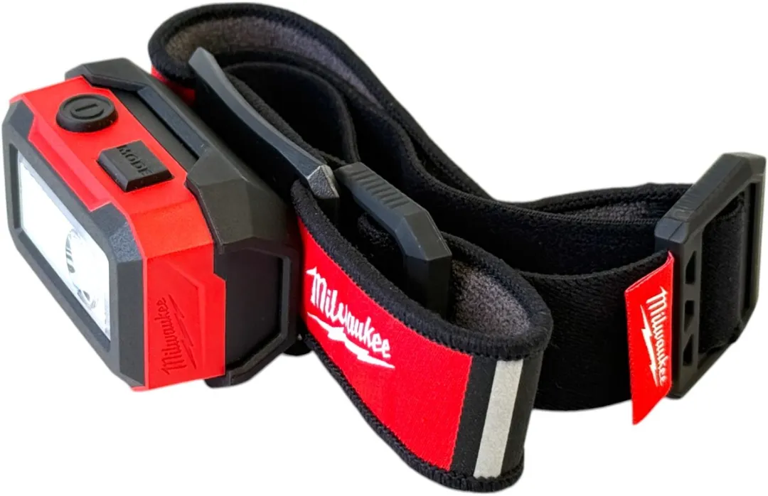 Milwaukee IR HL450 USB Oplaadbare Hoofdlamp 4933478587 - Rood/Zwart