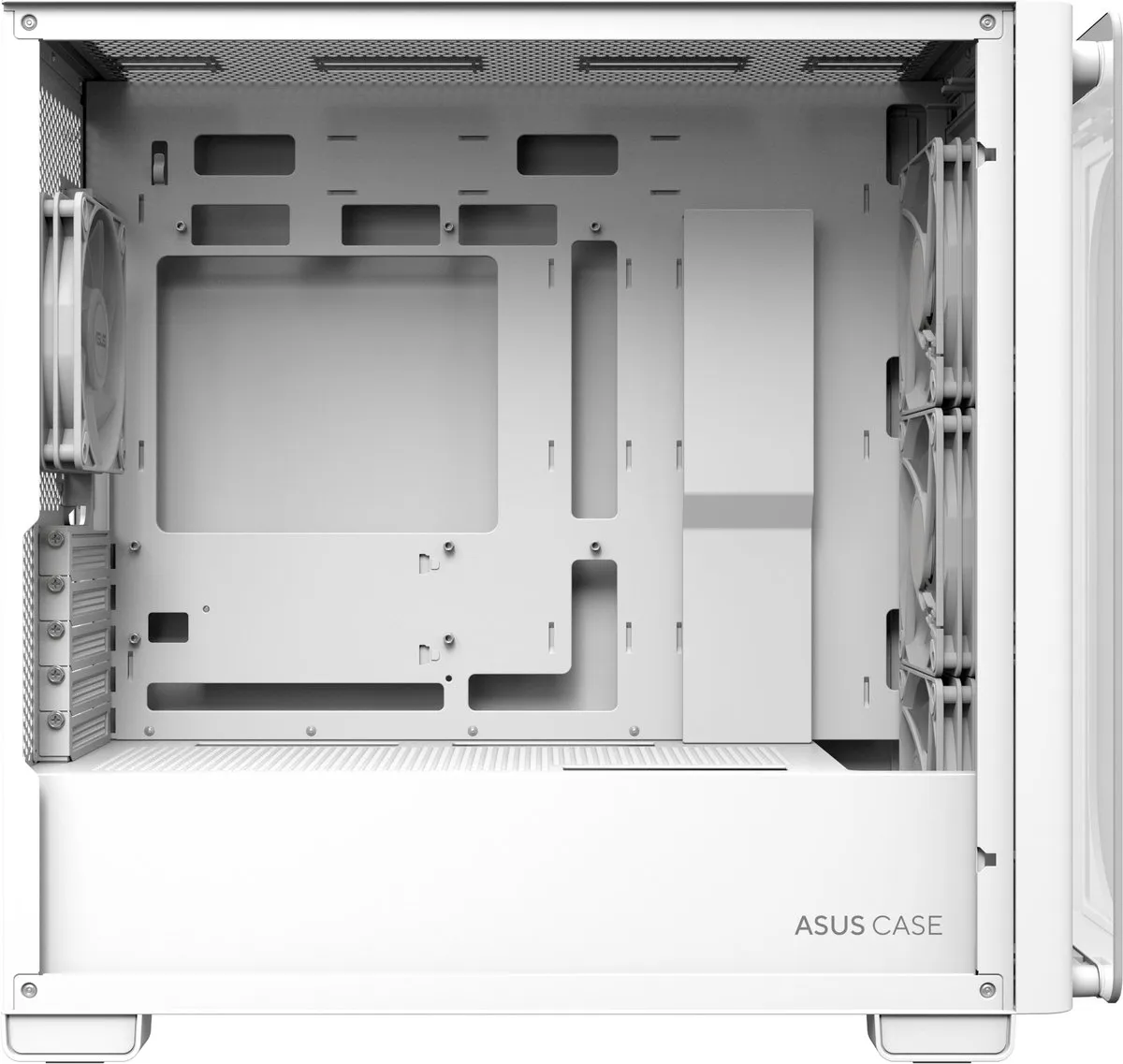 ASUS A23 PLUS TG ARGB Wit - ATX Behuizing - 3x 2.5" / 2x 3.5"