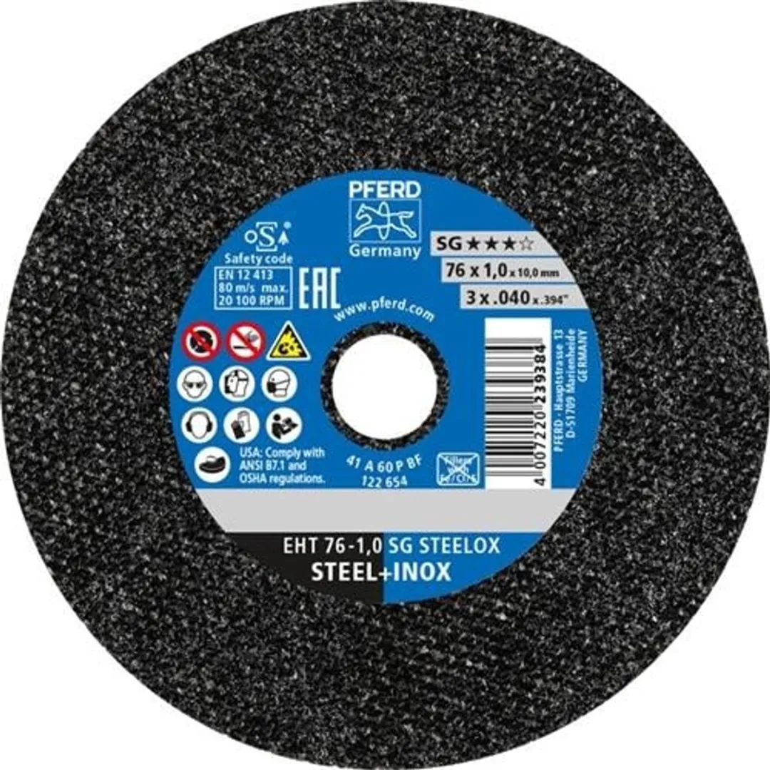 Pferd SG STEELOX Snijschijf Ø76x1,1mm - 65508001