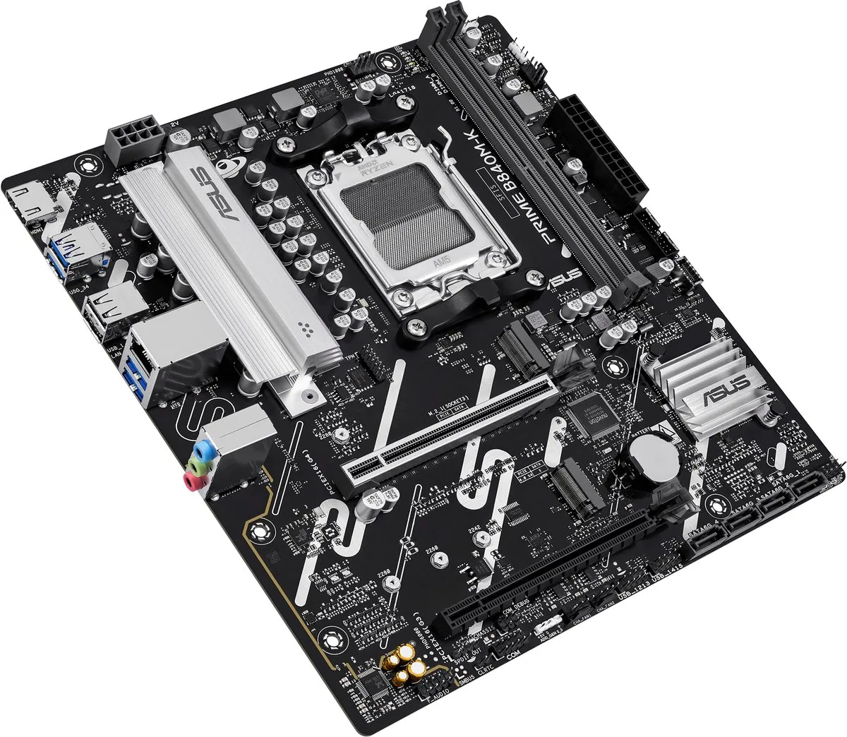 ASUS PRIME B840M-K AM5 Micro-ATX Moederbord - 2x M.2