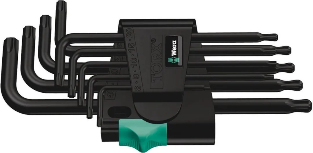 Wera BlackLaser Stiftsleutelset 9-delig