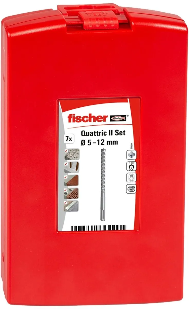 Fischer Quattric II 553210 Hamerboor - Hout - afbeelding 5 van 5