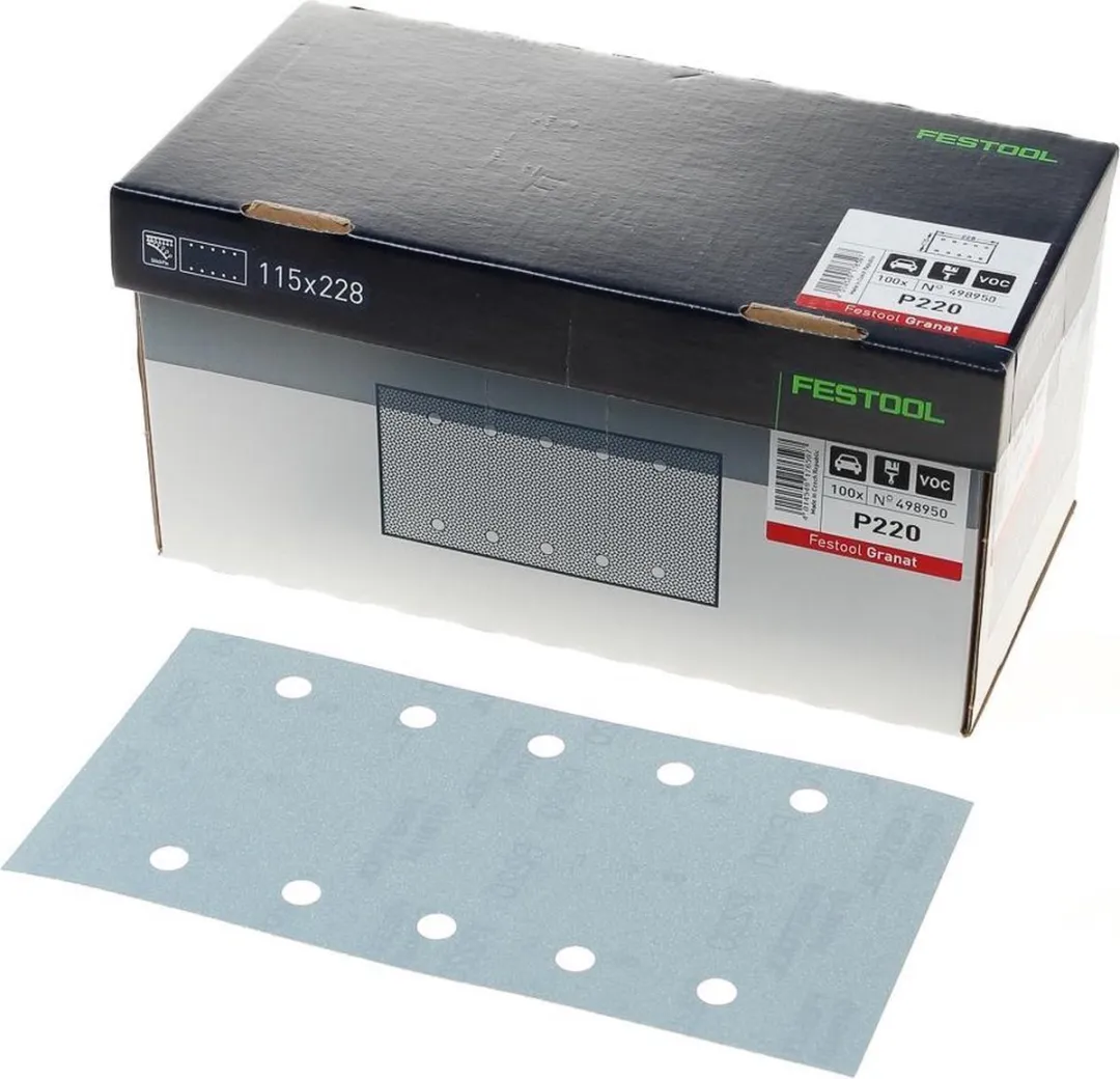 Festool P220 GR/100 Schuurmateriaal 115x228