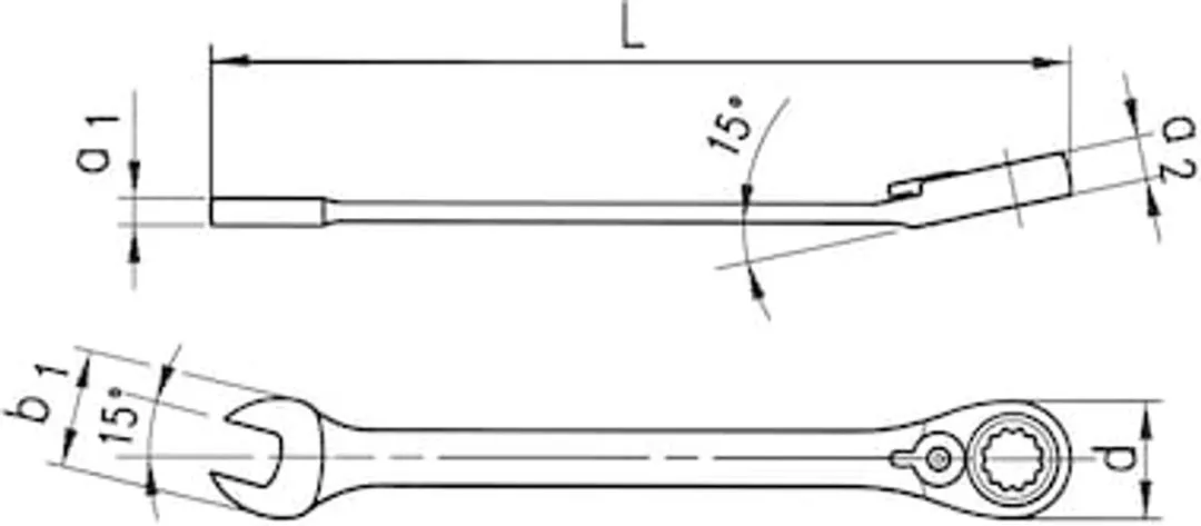 Würth Multi-ratelringsteeksleutels 6-delig - Metrisch/Inch 8-19mm