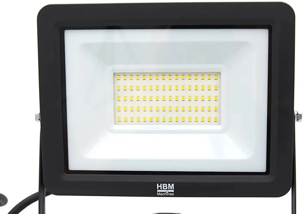HBM Machines Dubbele LED Bouwlamp 2x50W 9400 Lumen - Daglicht