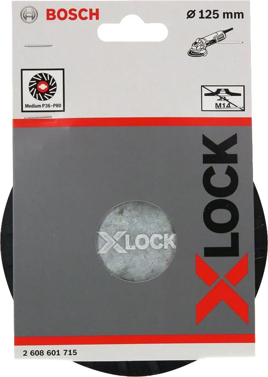 Bosch Professional X-Lock Steunschijf 125mm Medium - afbeelding 6 van 6