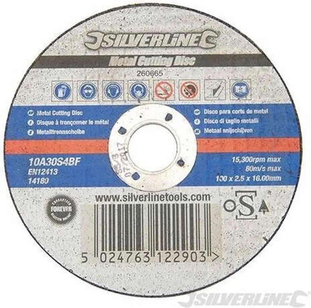 Silverline Metaal Snijschijven 100mm